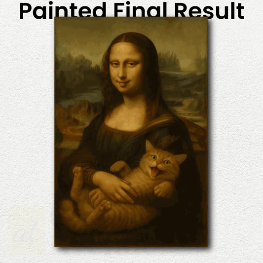 Cat Lady Mona Lisa