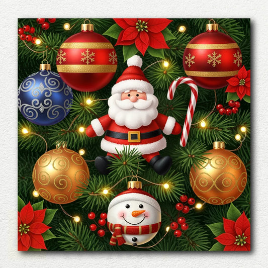 Christmas Tree Santa