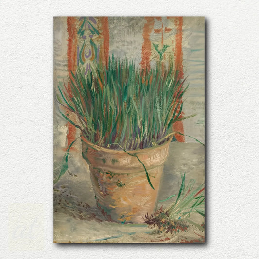 Flowerpot with Garlic Chives