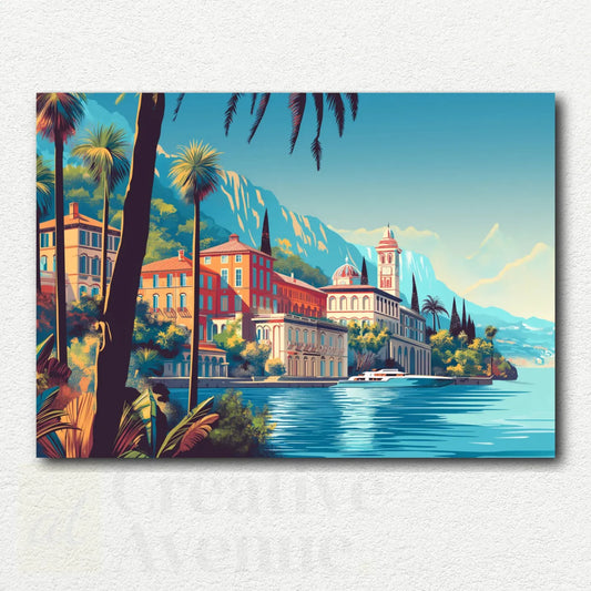Italian Riviera Town