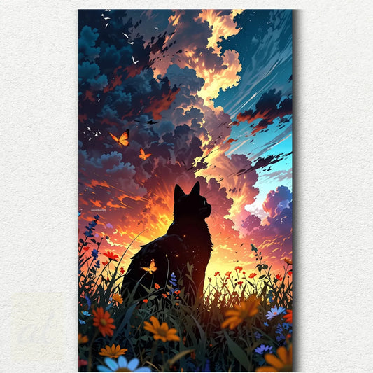 Majestic Sky and Feline