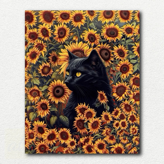 Sunflower Cat