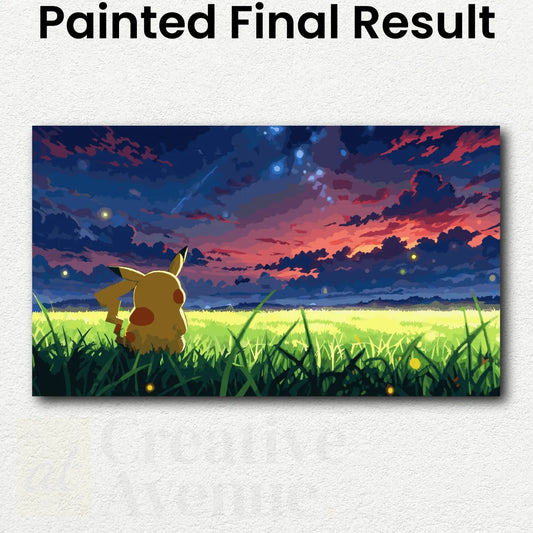 Sunset with Pikachu