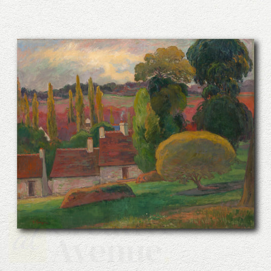 A Farm in Brittany by Paul Gauguin