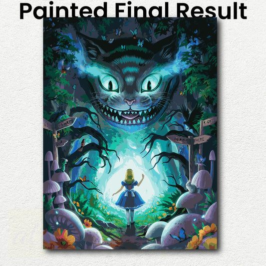 Alice Entering Wonderland by Jo Joes Art
