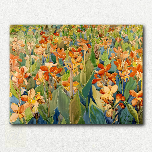 Bed of Flowers by Maurice Prendergast