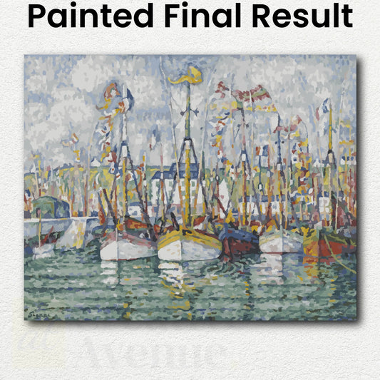 Blessing of the Tuna Boats at Groix by Paul Signac