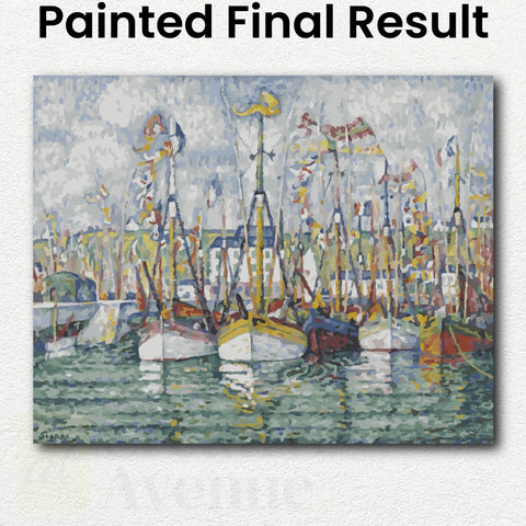 Blessing of the Tuna Boats at Groix by Paul Signac