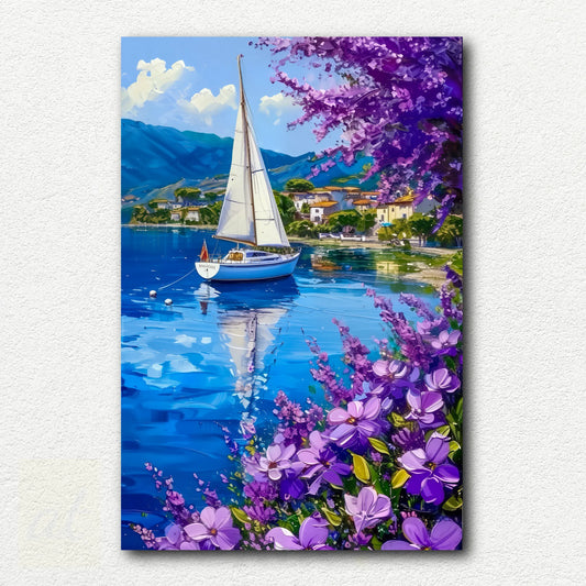 Boat in Purple