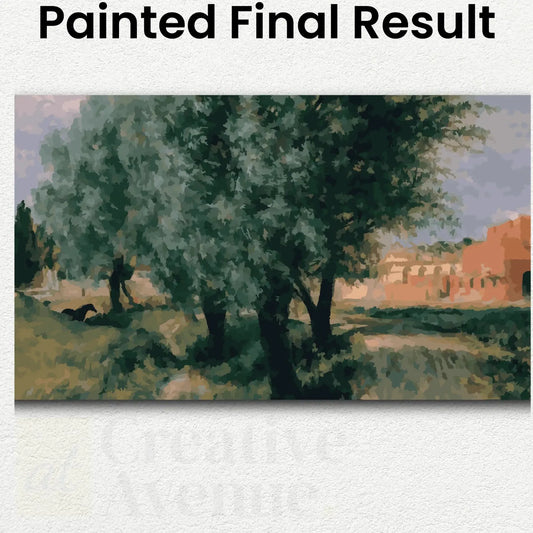 Building Site with Willows (1846)