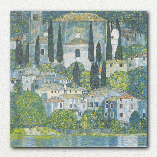 Cassone Church by Gustav Klimt