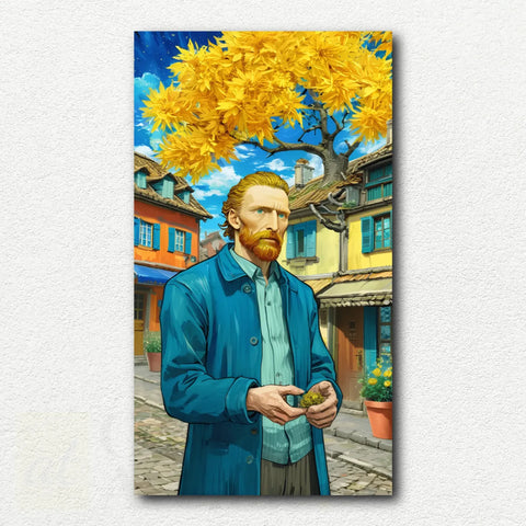 Casual Walk with Van Gogh