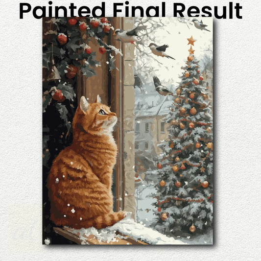 Cat Gazing out the Window