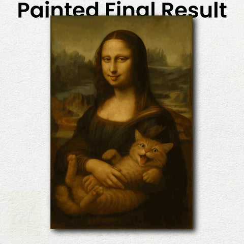 Cat Lady Mona Lisa