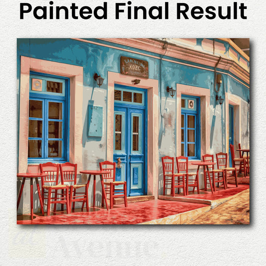 Coffee Shop Painting by Numbers by Thomas Sondermann