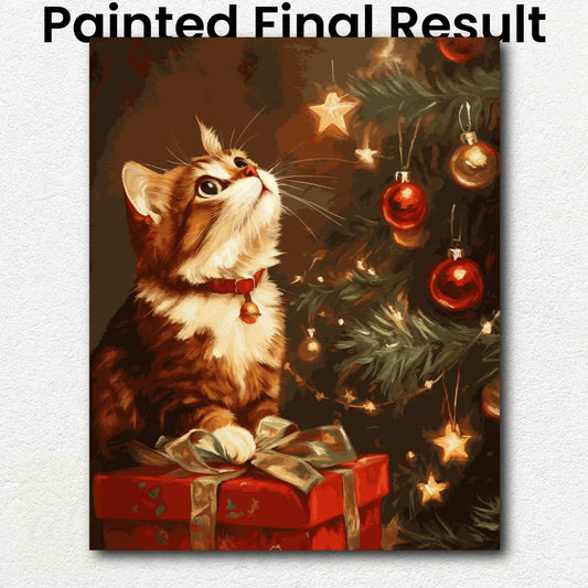 Curious Cat and the Christmas Tree