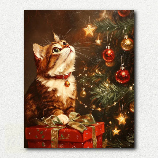 Curious Cat and the Christmas Tree