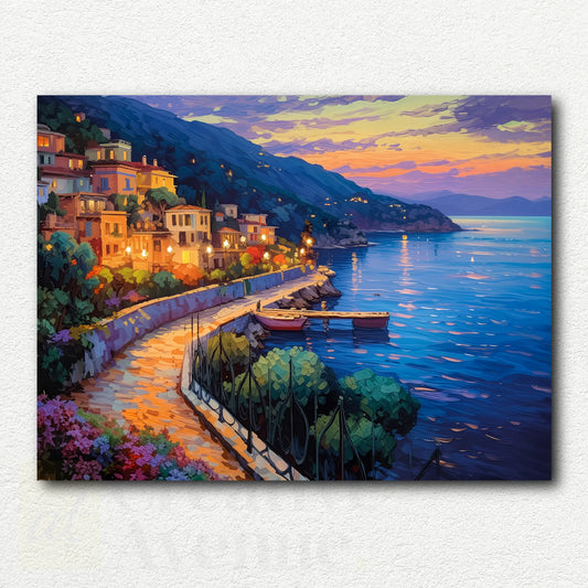 Dusk Walk in Italy