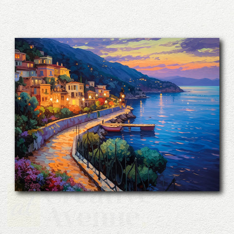 Dusk Walk in Italy