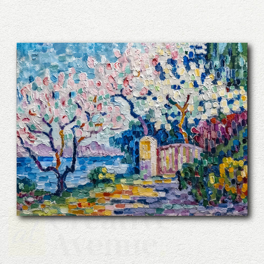 Flowering Trees by Paul Signac