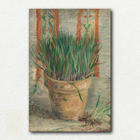 Flowerpot with Garlic Chives