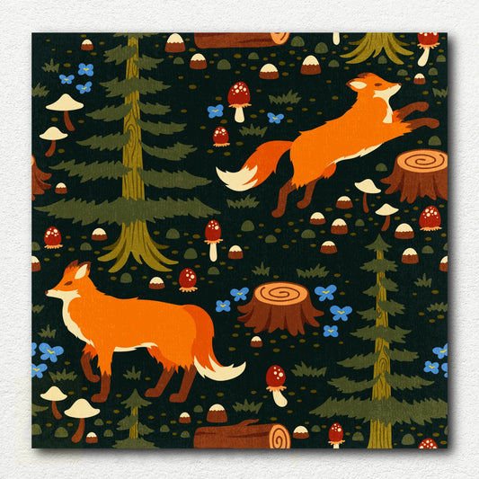 Fox in the Pines