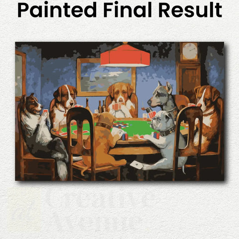 Friend in Need - Dogs Playing Poker