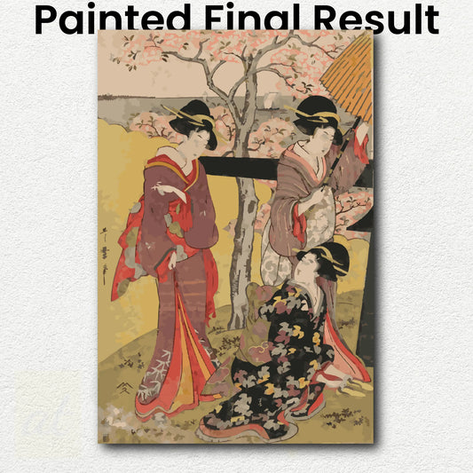 Gotenyama no Hanami Hidari by Utamaro Kitagawa