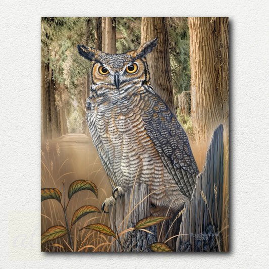 Great Horned Owl by Russ Duerksen