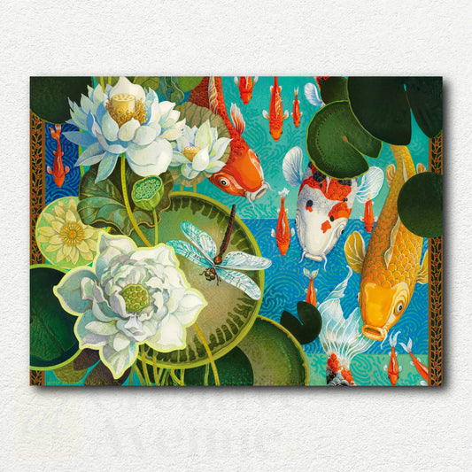 Koi Pond by David Galchutt