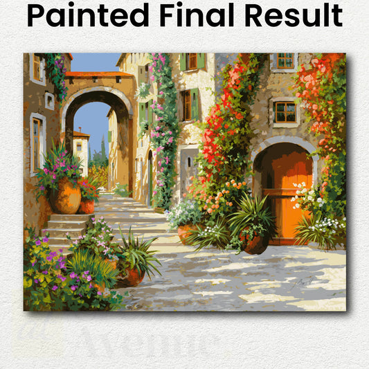 La Porta Rossasulla Salita by Guido Borelli