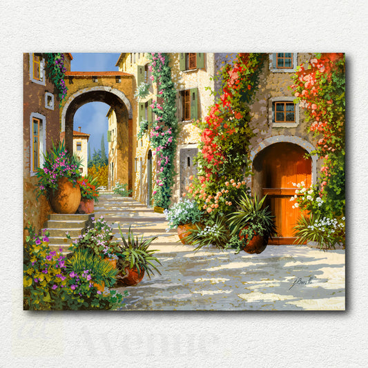 La Porta Rossasulla Salita by Guido Borelli