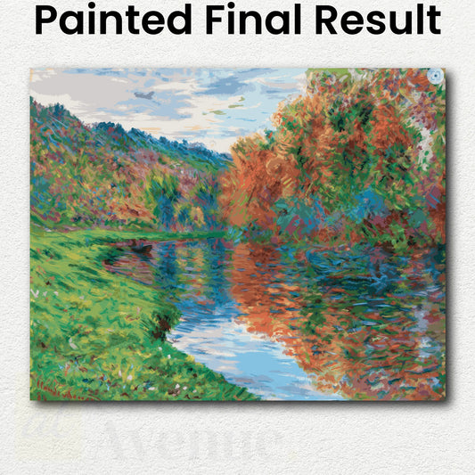 Le Bras de Jeufosse Automne by Claude Monet