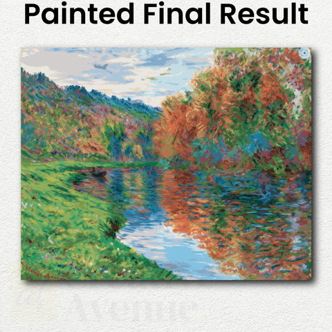 Le Bras de Jeufosse Automne by Claude Monet