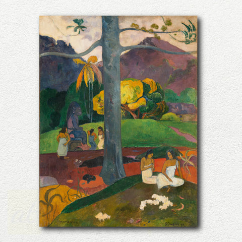 Mata Mua by Paul Gauguin