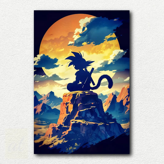 Monkey under Moons Light