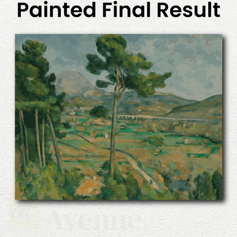 Mont Sainte-Victoire and the Viaduct by Paul Cezánne