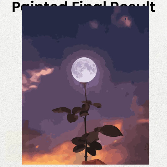 Moon is a Flower. Night Glow