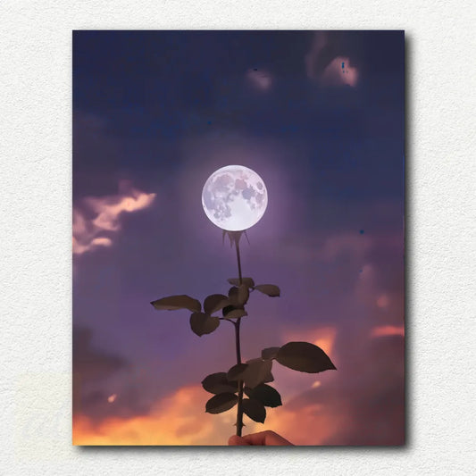 Moon is a Flower. Night Glow