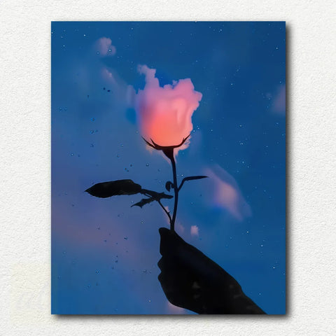 Moon is a Flower. Rose