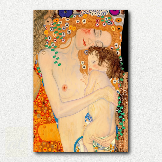Mother and Child by Gustav Klimt