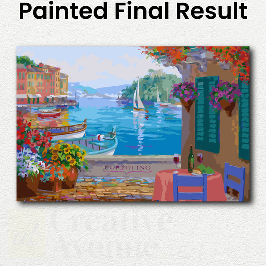Portofino Reflections by Mikki Senkarik