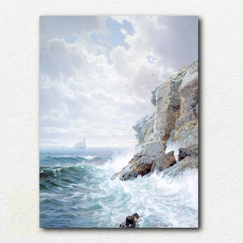 Purgatory Cliff by William Richards