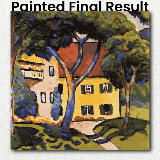 Staudachers House at the Tegernsee by August Macke