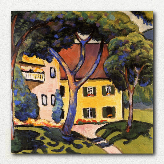 Staudachers House at the Tegernsee by August Macke