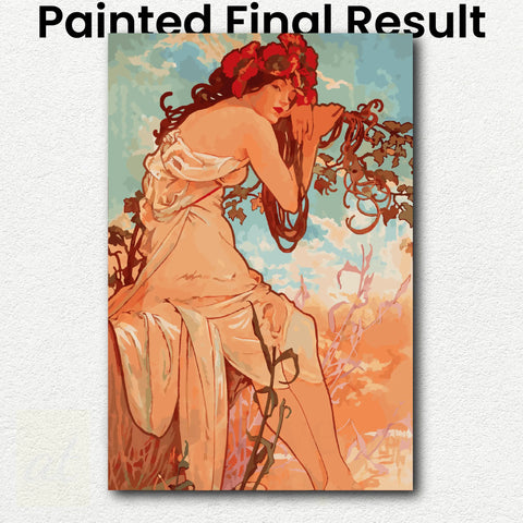 Summer by Alphonse Mucha
