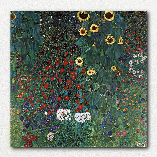 Sunflower Park by Gustav Klimt