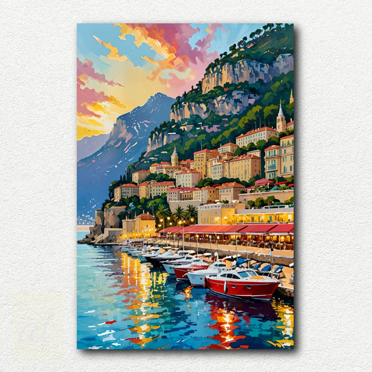 Sunset and Boats