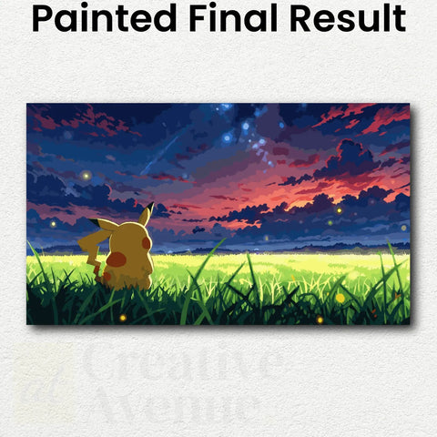 Sunset with Pikachu