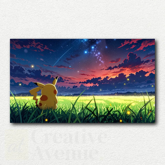 Sunset with Pikachu